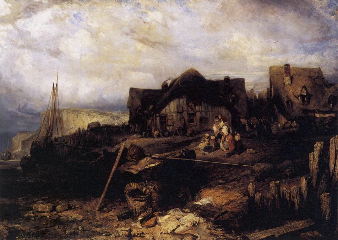 Spiaggia con la bassa marea - Louvre, Parigi